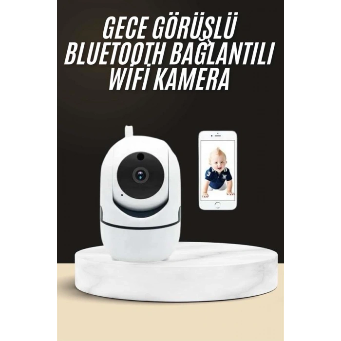 Akıllı Güvenlik Kamerası HD Görüntü Kalitesi Hareket Algılama Wifi Kamera