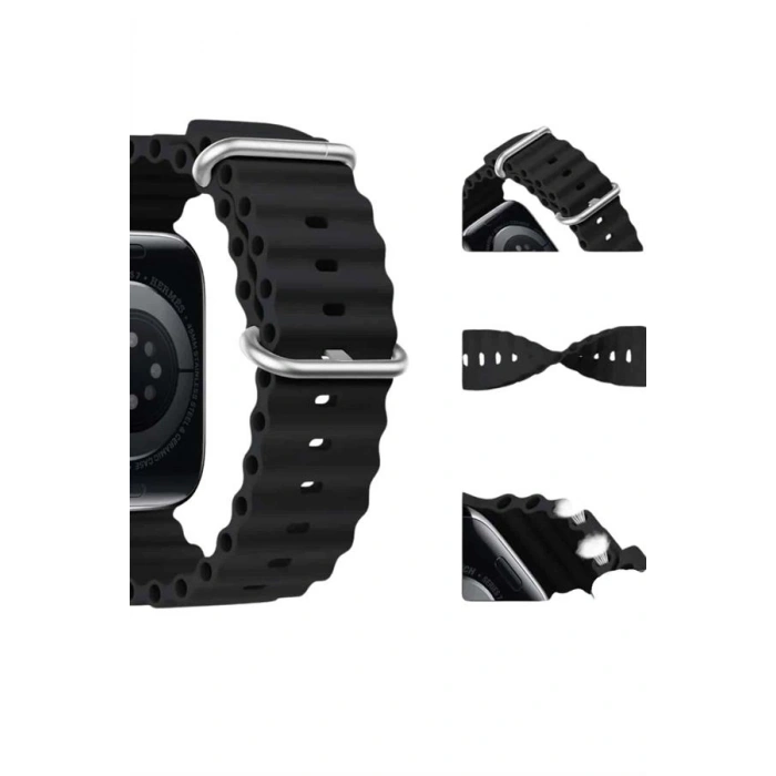 Akıllı Saat Bluetooth Bağlantılı NFC ve GPS Uyumlu Nabız Ölçer Sesli Görüşme