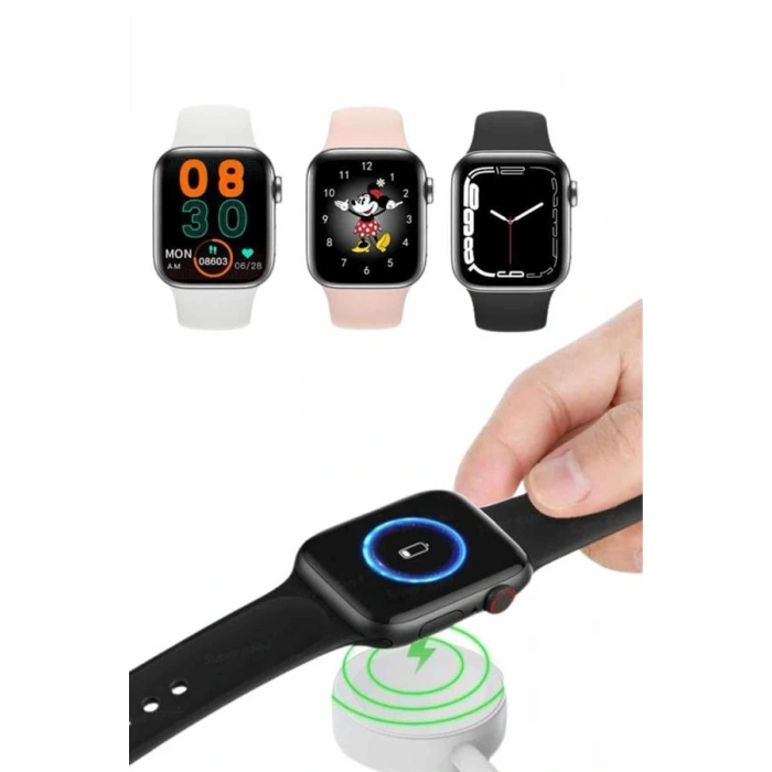 Akıllı Saat Yeni Nesil Android ve İOS Uyumlu Titreşim Modlu Alarm Kronometre