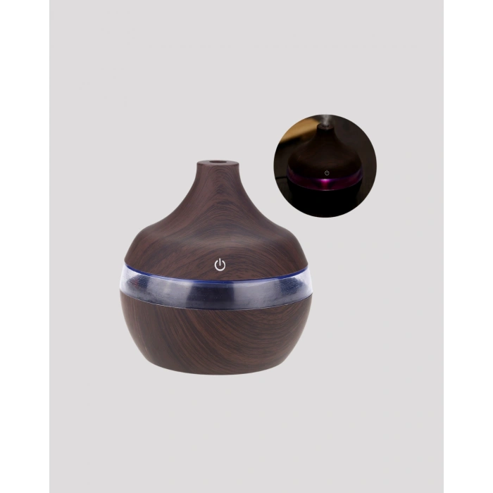 Aromaterapi Uyumlu 300 ml LED Işıklı Oda Kokusu Difüzörü