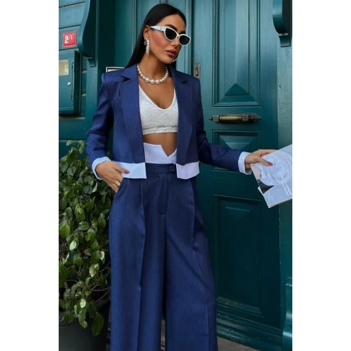 Audrey Crop Ceket Takım 10106