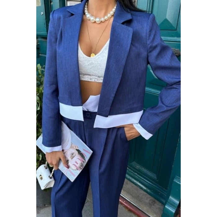 Audrey Crop Ceket Takım 10106