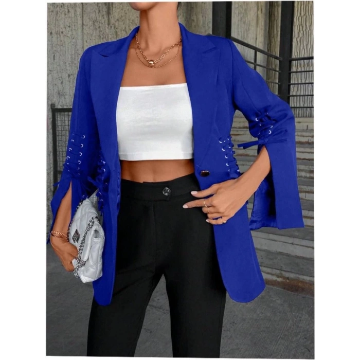 Bağcık Detaylı Tasarım Ceket