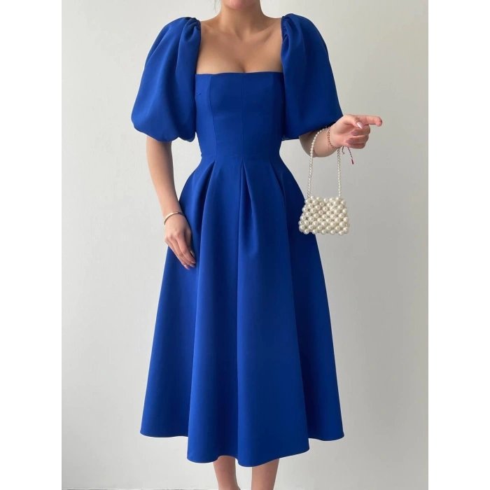 Benjamin Çan Etekli Midi Boy Elbise