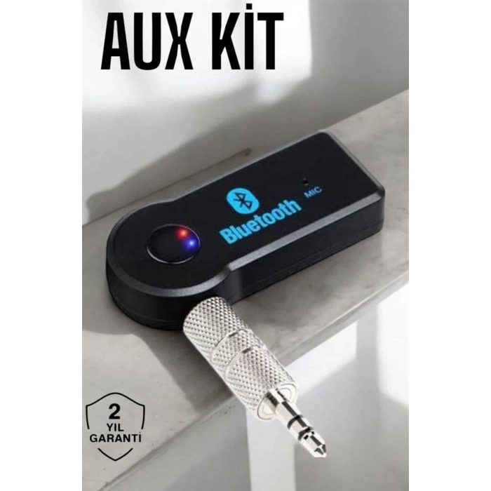 Bluetooth Araç Kiti Bt 350 Aux Çıkışlı Tüm Araçlara Uyumlu