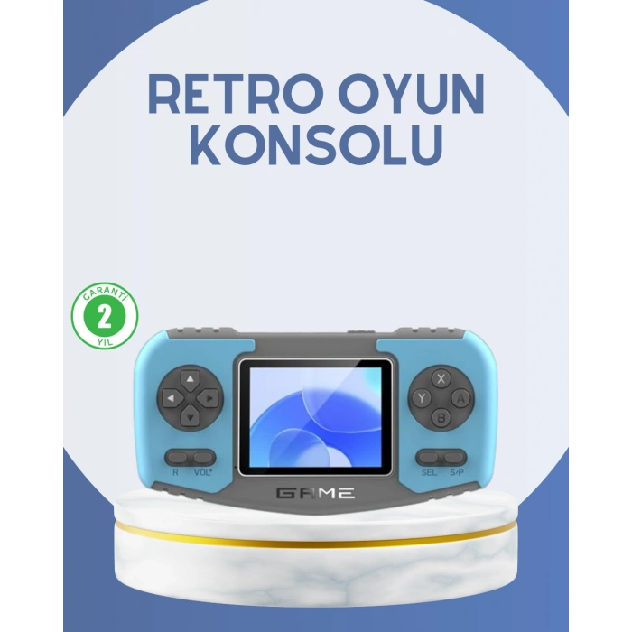 Çocuklara Özel Retro Oyun Konsolu Portatif Eğlence Cihazı