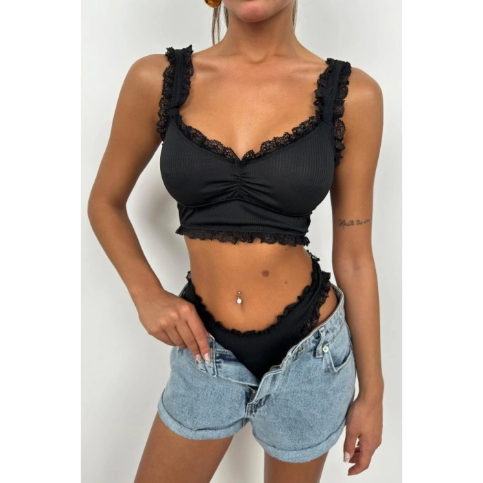 Dantel Detaylı Büstiyer