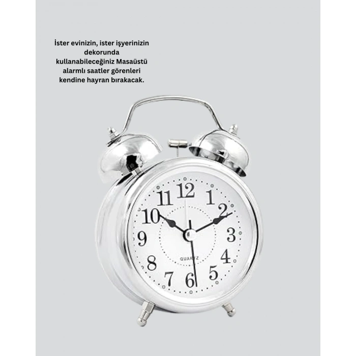 Dekoratif Gümüş Saat