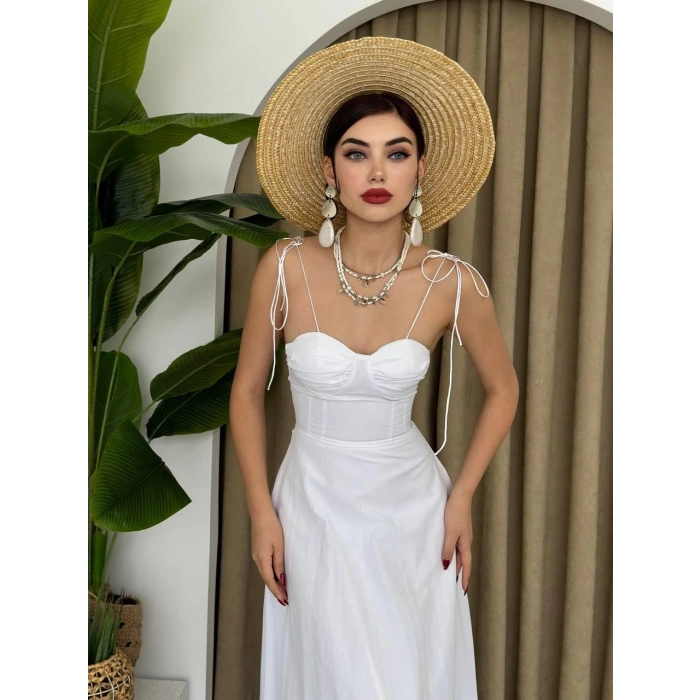 Elia İp Askılı Elbise