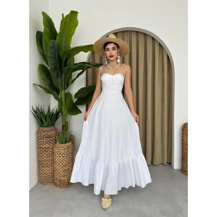 Elia İp Askılı Elbise