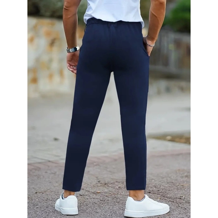 Erkek Cepli Slimfit Atlas Pantolon