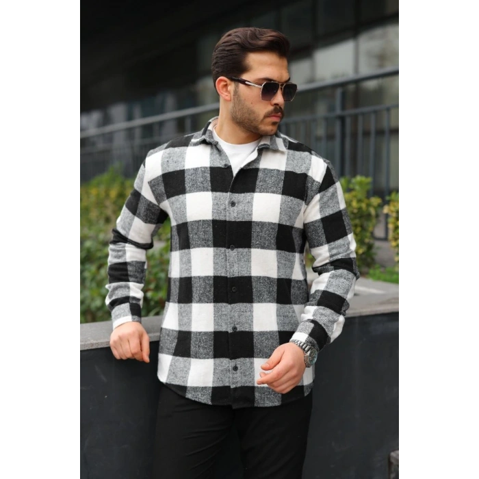 Erkek Ekose Desenli Oduncu Gömlek
