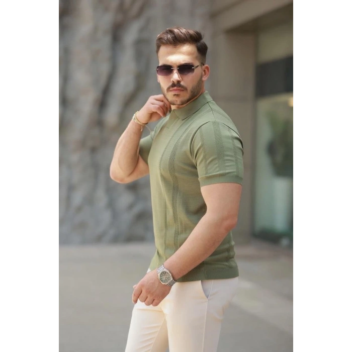 Erkek Hemşire Yaka Kısa Kollu Tişört