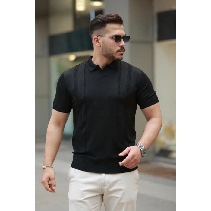 Erkek Hemşire Yaka Kısa Kollu Tişört