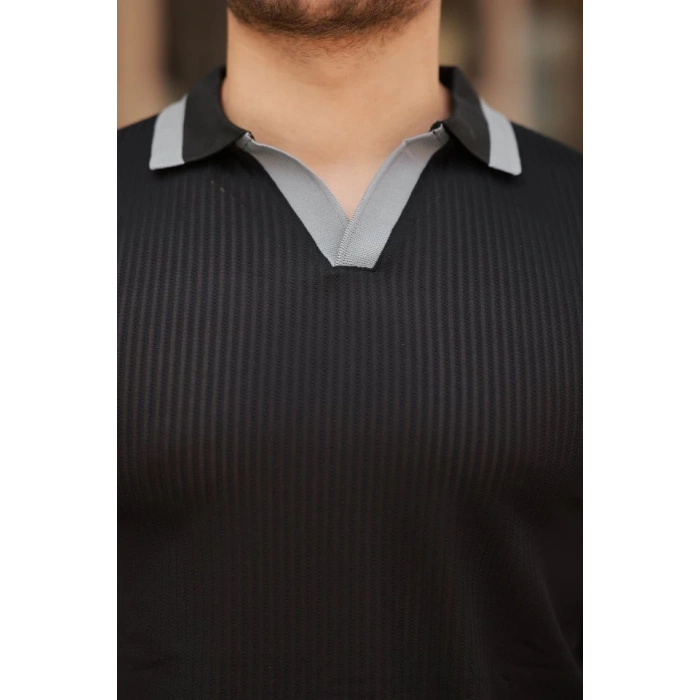 Erkek Hemşire Yaka Kısa Kollu Tişört