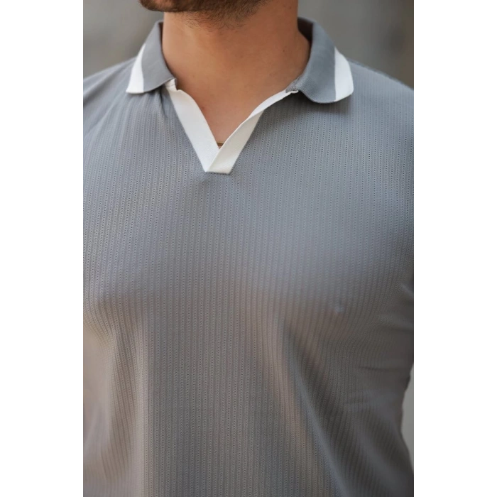 Erkek Hemşire Yaka Kısa Kollu Tişört