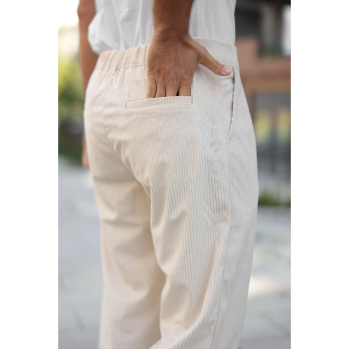 Erkek Kadife Baggy Pantolon