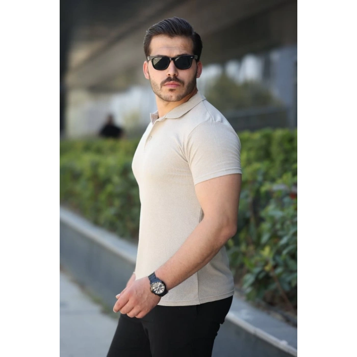Erkek Kısa Kollu Yakalı Tişört