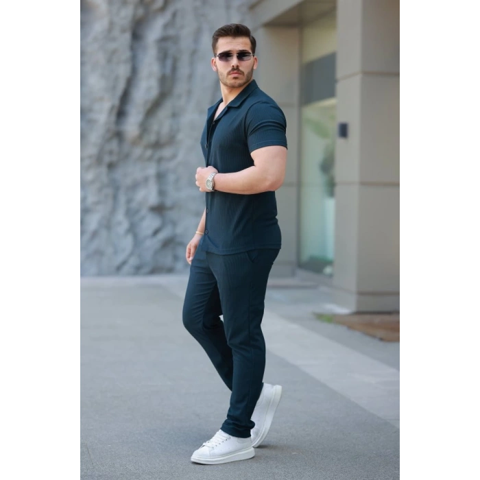 Erkek Ottoman Kumaş Pantolon Gömlek Takım