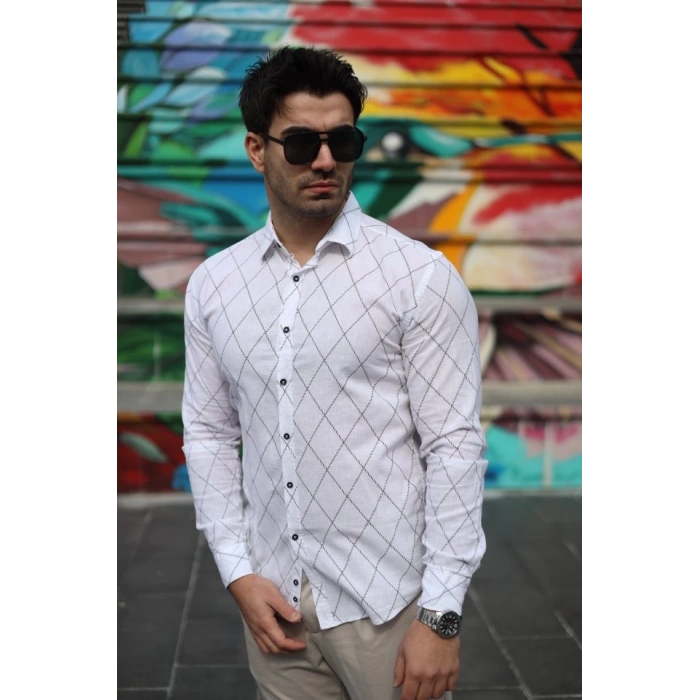 Erkek şamre Kumaş Gömlek