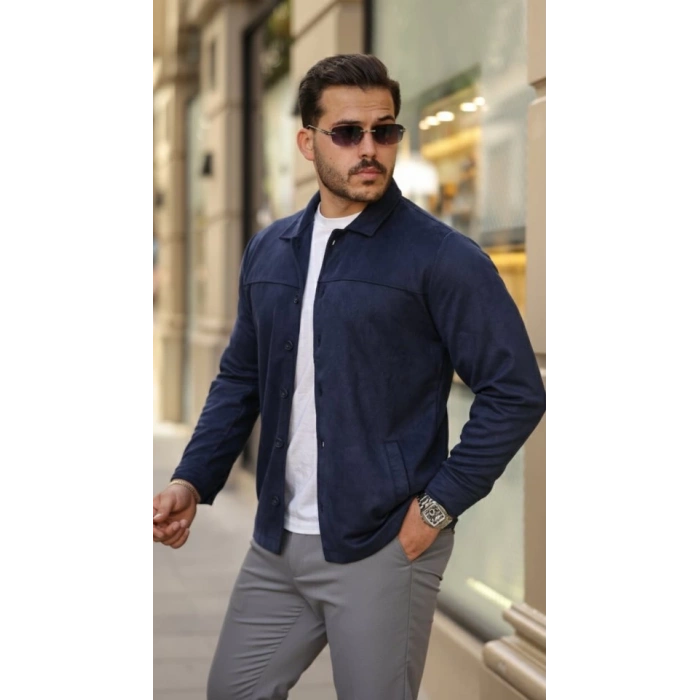 Erkek Süet Ceket Gömlek