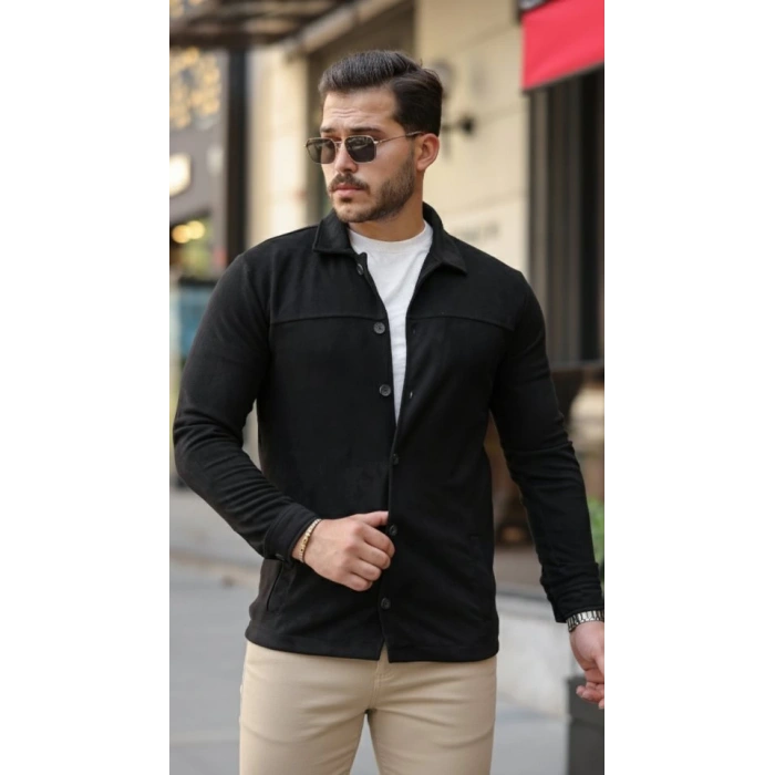 Erkek Süet Ceket Gömlek