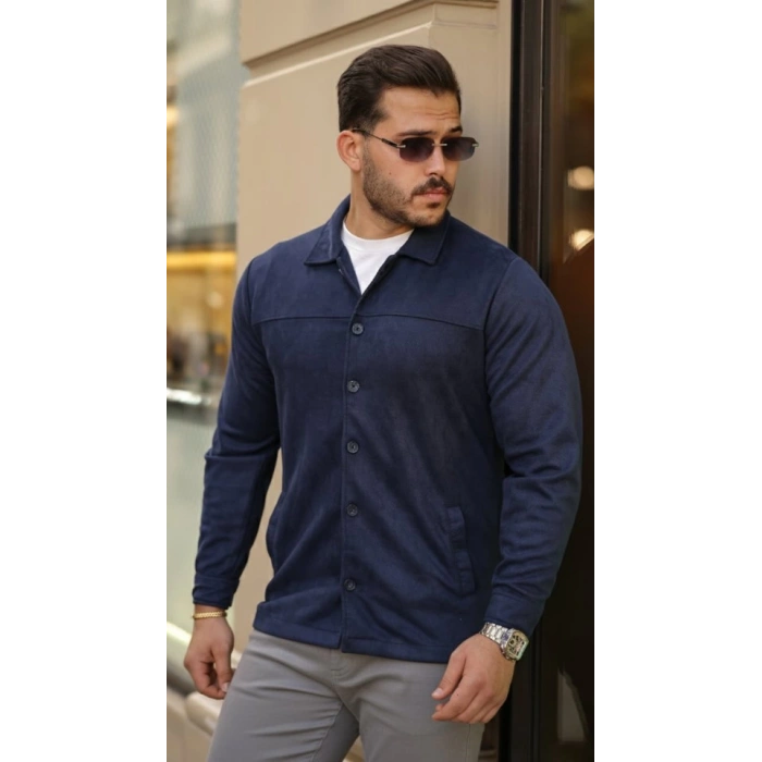 Erkek Süet Ceket Gömlek