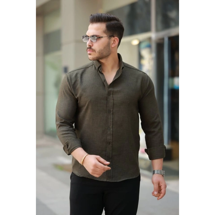 Erkek Uzun Kollu Gömlek