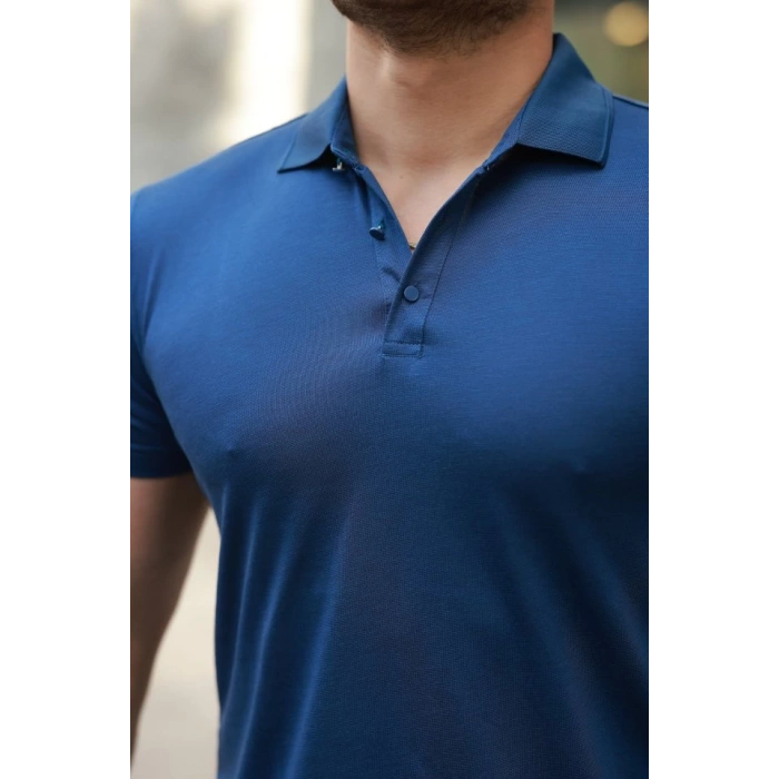 Erkek Yakalı Kısa Kollu Tişört