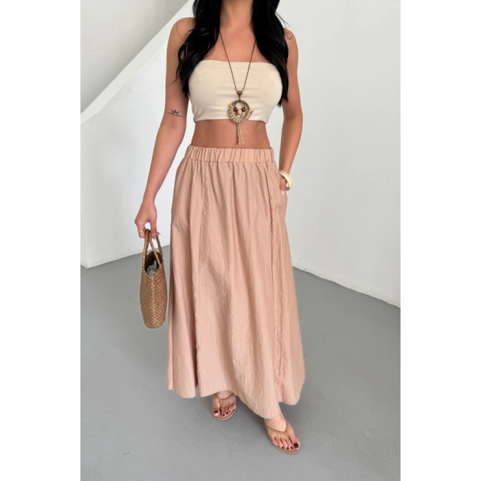 ETEK ŞANEL BOY SOFT KUMAŞ - Bej