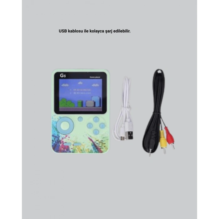 G5 Retro Oyun Konsolu 500 Klasik Oyunlu 3 İnç HD Ekran ve TV Bağlantılı