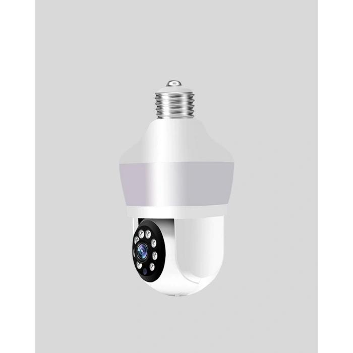 Gece Görüşlü Mobil Uygulamalı Akıllı Ampül Kamera