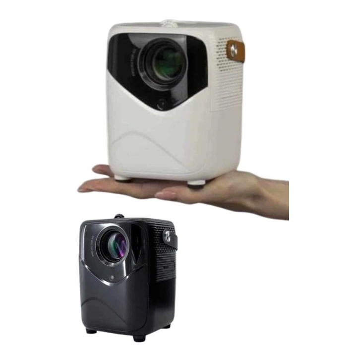 HD Ayaklı Portatif Projeksiyon Cihazı Bluetooth Wifi Akıllı Android İşlemcili