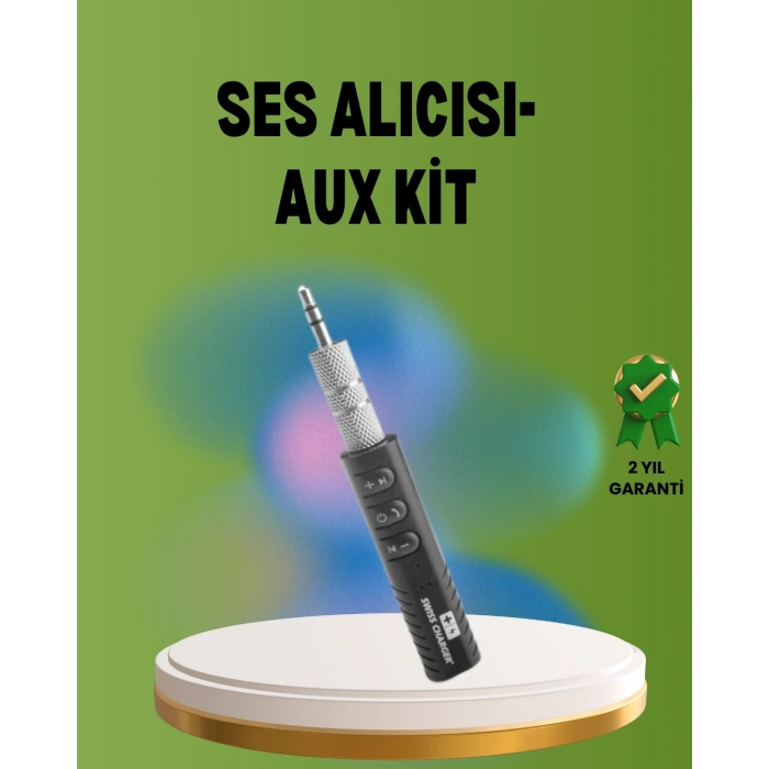 Hızlı Şarjlı Bluetooth Ses Alıcısı – Ev, Araç ve Ofis İçin