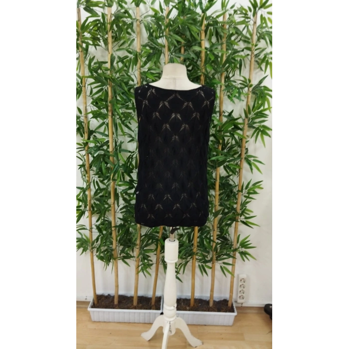 Kadın Askılı Yakalı Desenli Triko Bluz