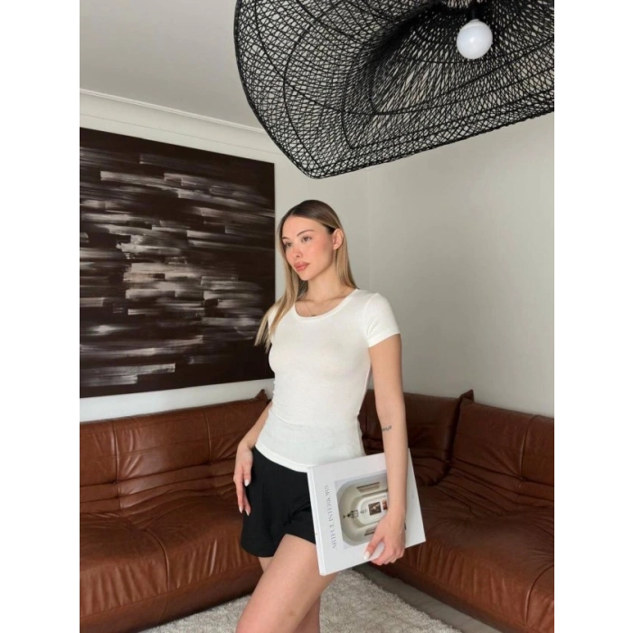 Kadın Bisiklet Yaka Bluz