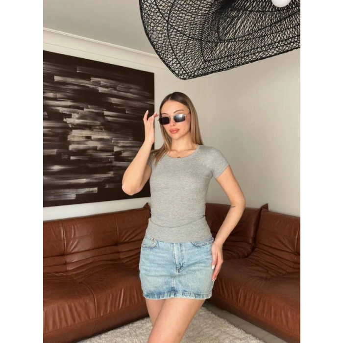 Kadın Bisiklet Yaka Bluz