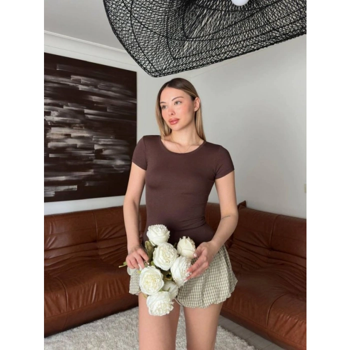 Kadın Bisiklet Yaka Bluz