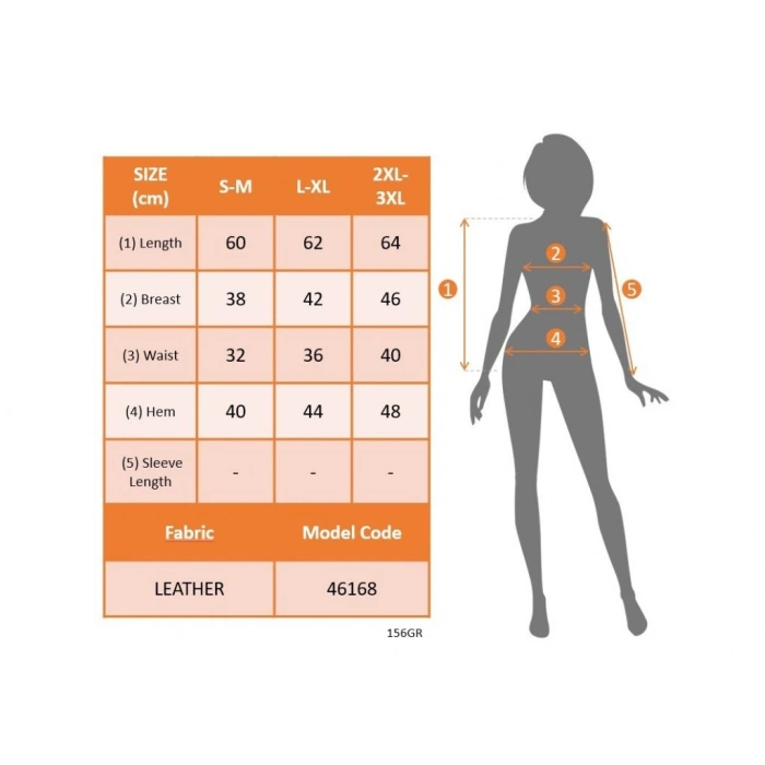 Kadın Ip Askılı Geniş V Yakalı Deri Bluz