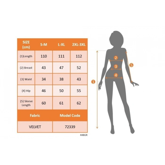 Kadın Uzun Kollu Kruvaze Yakalı Yandan Büzgülü Midi Kadife Elbise