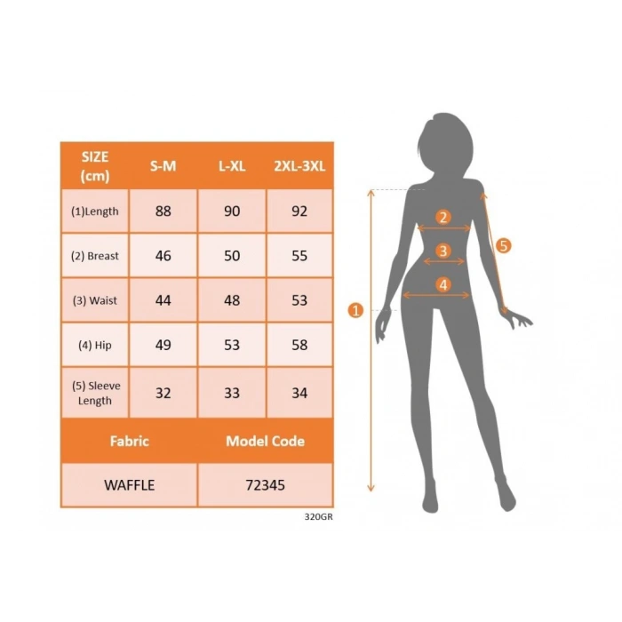 Kadın Uzun Kollu Omuzdan Açık V Dantel Yakalı Mini Waffle Elbise