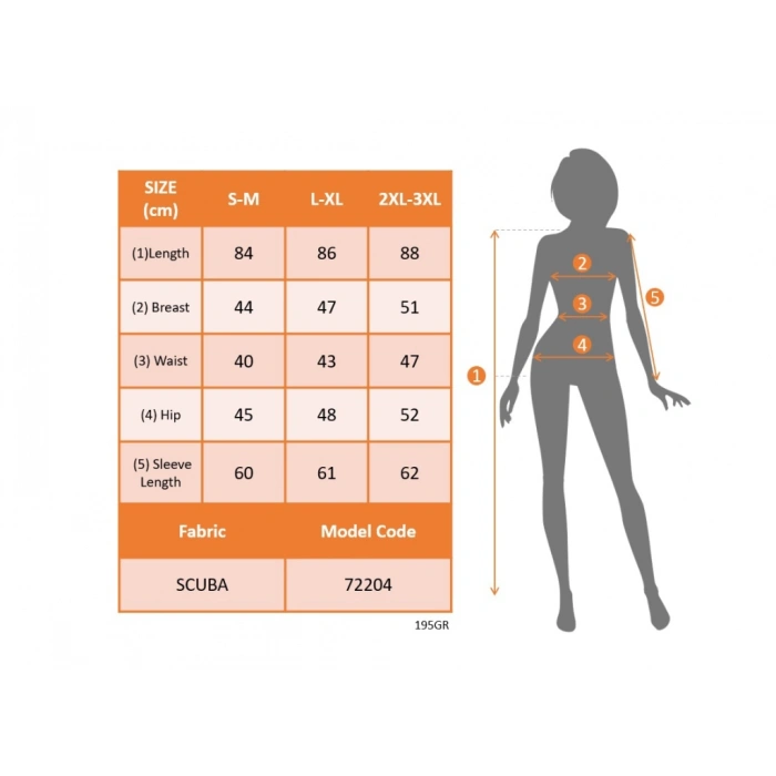 Kadın Uzun Kollu Yuvarlak Yaka Dekolteli Taşlı Dalgıç Elbise