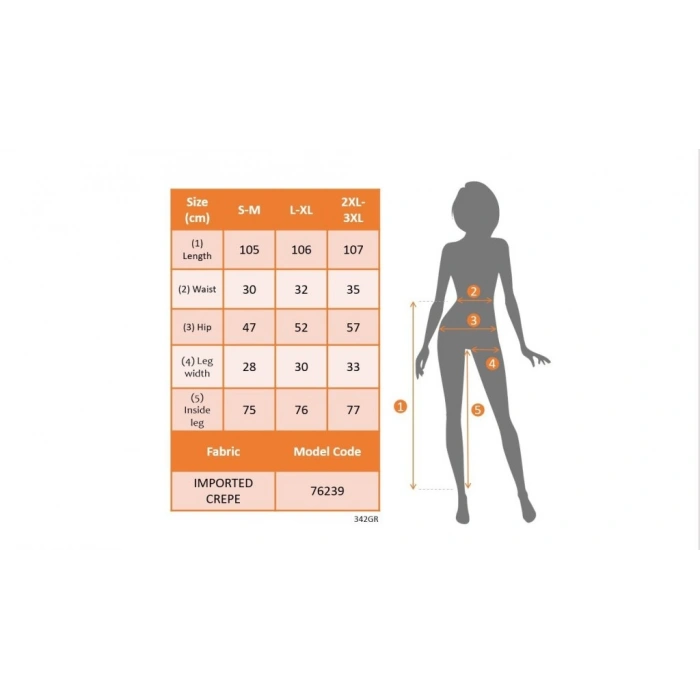 Kadın Yüksek Bel önü Nervürlü Paçaya Doğru Geniş Ithal Krep Pantolon