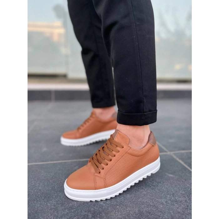 KB-DX2 Kuback Taba Deri Günlük Erkek Ayakkabı