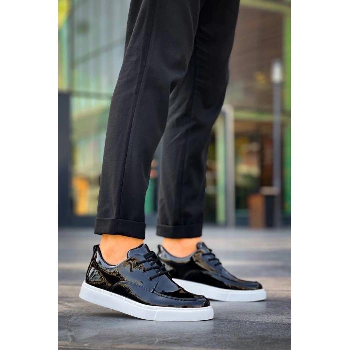 KB-X5 Kuback Siyah Rugan Günlük Erkek Ayakkabı