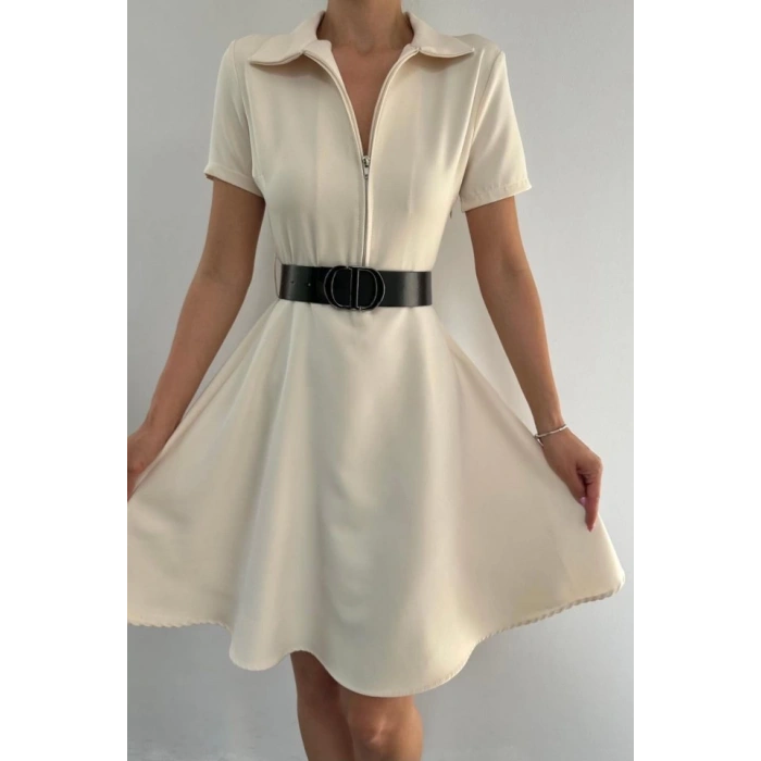 Kemik Kemerli Spor Elbise