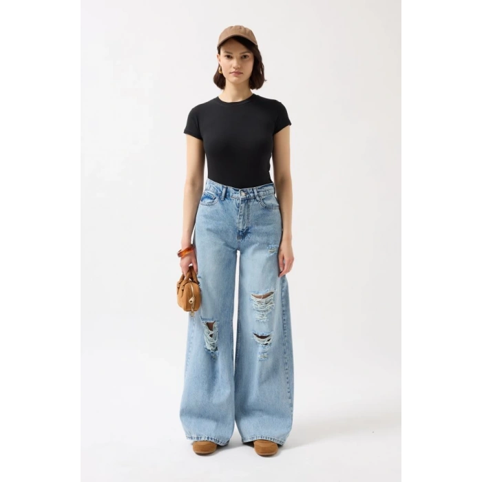 Likralı Basic T-Shirt