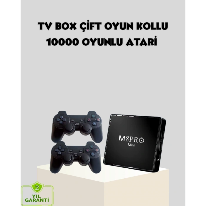 M8Pro Mini 2 10K Android TV Box – Oyun Konsolu ve Akıllı Medya Merkezi