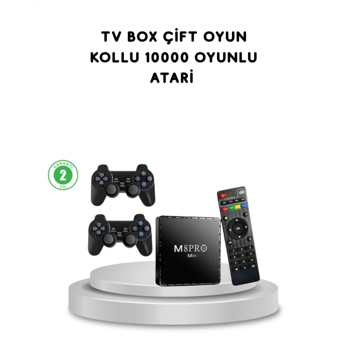 M8Pro Mini 2 Android 12 64 GB TV Box – 10K Ultra HD Görüntü & Oyun Keyfi