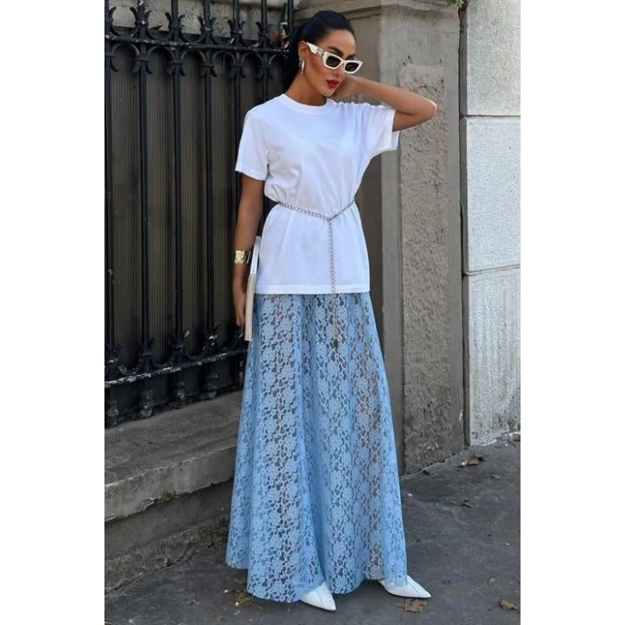 Maxi Dantel Etek 4047